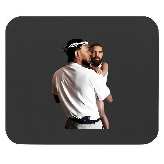 Discover Kendrick Lamar Holding Baby Drake Mouse Pads, Kendrick Lamar vs Drake Rap