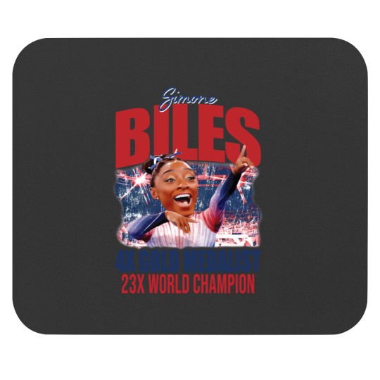 Discover Simone Biles Summer Olympic Games Bootleg Mouse Pads, 2024 Olympics