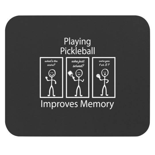 Discover playing pickleball improves memory, Pickleball Mouse Pads