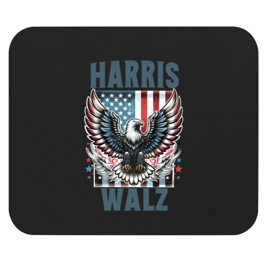 Discover Harris Walz Mouse Pads, Kamala Harris Walz 2024 Mouse Pads, Madam President Mouse Pads