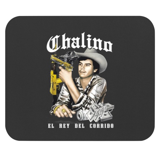 Discover Chalino Sanchez El Rey Del Corrido Mouse Pads classic in black Cotton