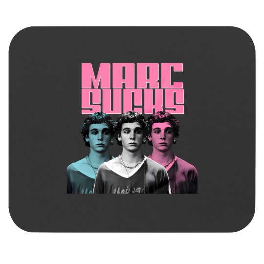 Discover Marc Sucks Empire Records Mark Funny Pop Art 90 Movies Damn the Man Unisex Mouse Pads