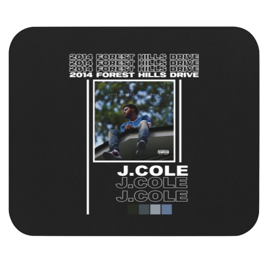 Discover J. Cole album cover Mouse Pads, 2014 forest hills drive album cover Mouse Pads,