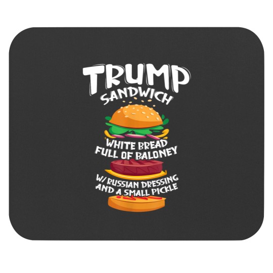 Discover Trump Sandwich Sign Funny Sandwich Day Sandwiches Pun 1979 Mouse Pads