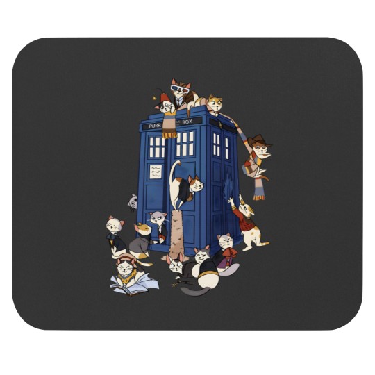 Discover Doctor Cat Mouse Pads - Doctor Who & Time Lord Design