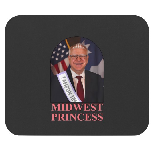 Discover Midwest Princes Tampon Tim Walz Mouse Pads, Chappel Roan Mouse Pads