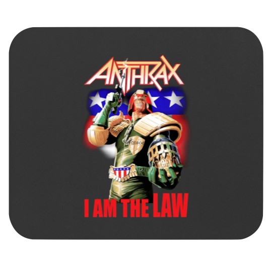Discover Anthrax Mouse Pads Judge Dredd I AM THE LAW Mouse Pads NEW Heavy Metal Band