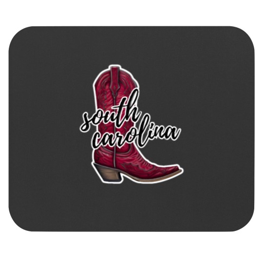 Discover University of South Carolina cowboy boot 1 Mouse Pads