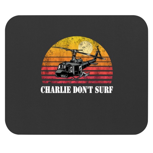 Discover Charlie Don't Surf Funny Mouse Pads