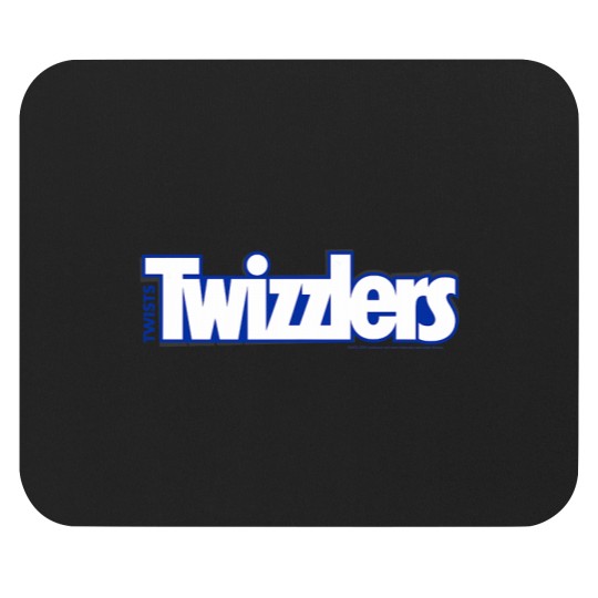 Discover Twizzlers Twists White Blue Logo Distressed Mouse Pads