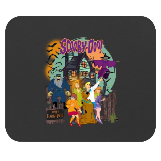 Discover Vintage Spooky Scooby-Doo Mouse Pads: Haunted House