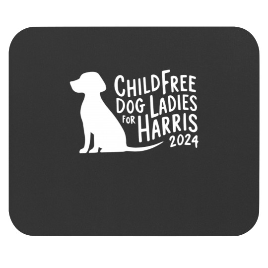 Discover Funny Kamala Harris Dog Lover Mouse Pad
