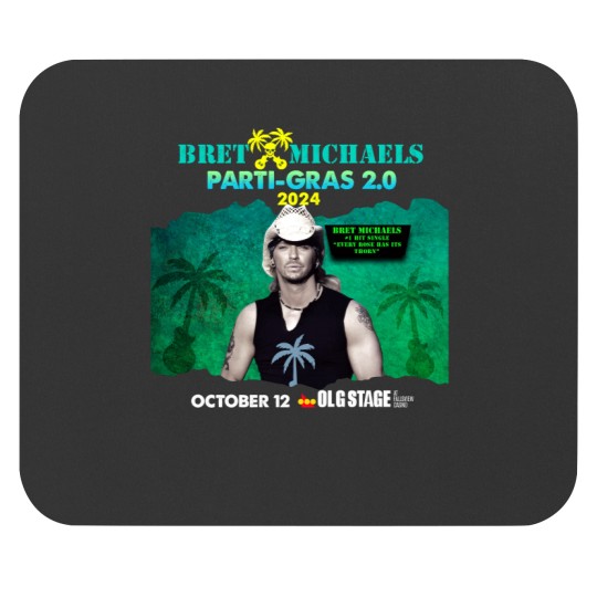 Discover New Popular!!! Bret Michaels Tour 2024 Gift For Fan Mouse Pads