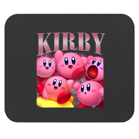 Discover Cute Vintage Kirby Mouse Pad - Funny Video Game Design