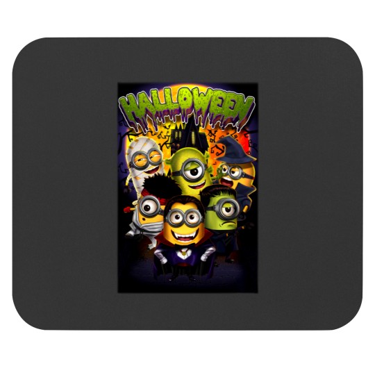 Discover Unisex Halloween Minions Jersey Short Sleeve Mouse Pads