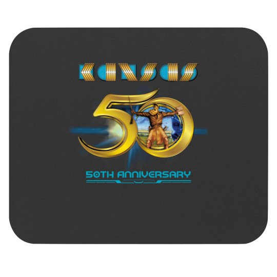 Discover Kansas 50th Anniversary Tour Leftoverture Point of Know Return Mouse Pads