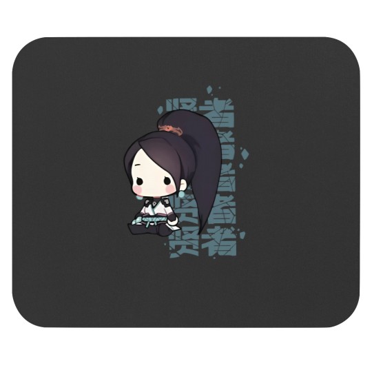 Discover Sage Valorant Mouse Pad - Cute Chibi Agent Gaming Gift