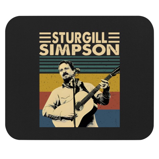 Discover Sturgill Simpson Retro Vintage Unisex Mouse Pads, Sturgill Simpson Music Mouse Pads
