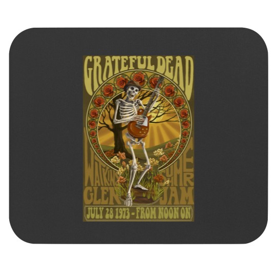 Discover Grateful Dead Skulls Guitars Mouse Pad