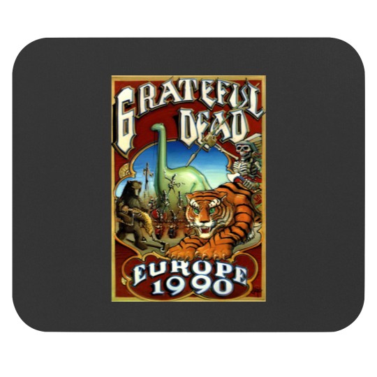 Discover Grateful Dead Europe 1990 Album Mouse Pad