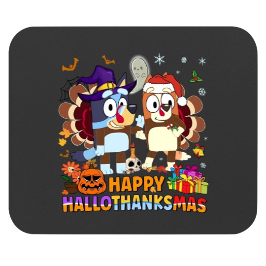Discover BlueyDad Bingo Hallothanksmas Mouse Pad