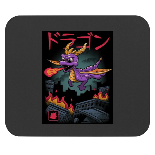 Discover Dragon Kaiju Mouse Pad