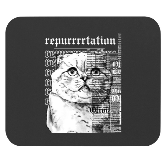 Discover Vintage Reputation Cat Mouse Pads, Reputation Karma Mouse Pads