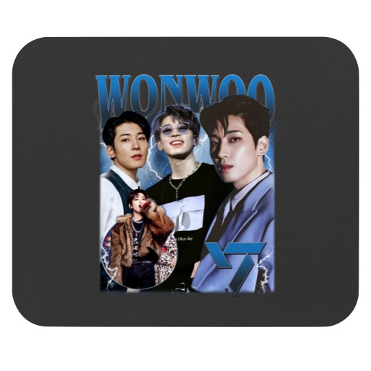 Discover Limited Wonwoo Vintage Mouse Pads, Seventeen Mouse Pads