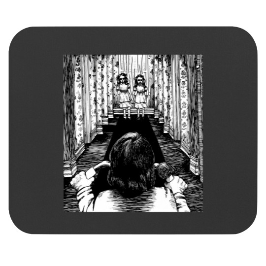 Discover Danny Torrence And The Grady Twins 1 Mouse Pads