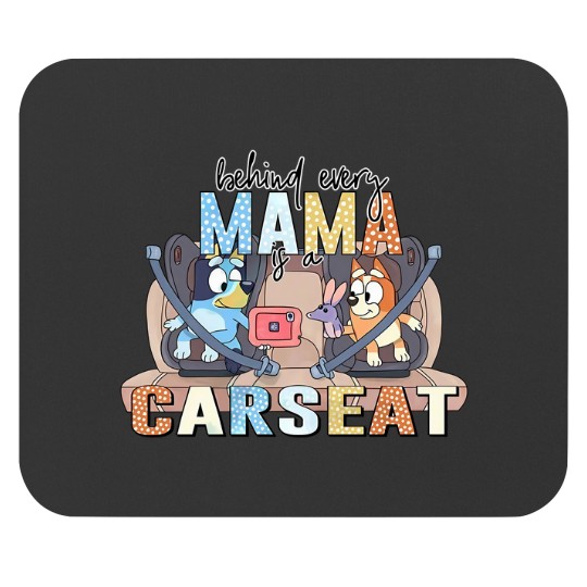 Discover BlueyDad Mama Car Seat Mouse Pad