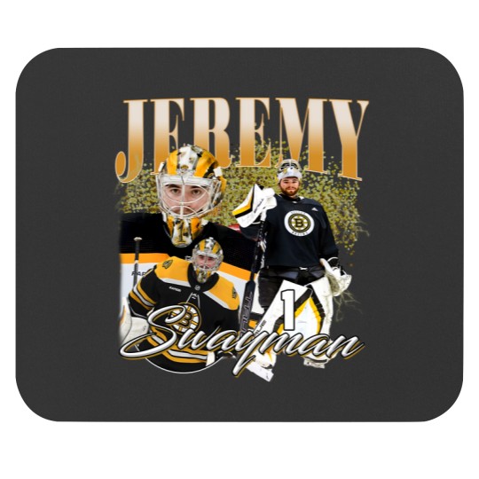 Discover Jeremy Swayman Mouse Pads Ice Hockey American Professional Hockey Championship Sport Merch Vintage Mouse Pads