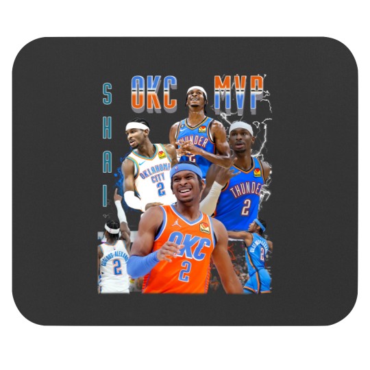 Discover OKC thunder Mouse Pads SGA Thunder Shai Gilgeous Alexander Mouse Pads
