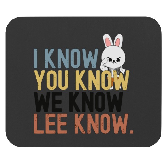 Discover Lee Know Stray Kids Funny Mouse Pad