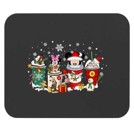 Discover Cute Animated Mouse Christmas Coffee Mouse Pads, Mouse Christmas Mouse Pads