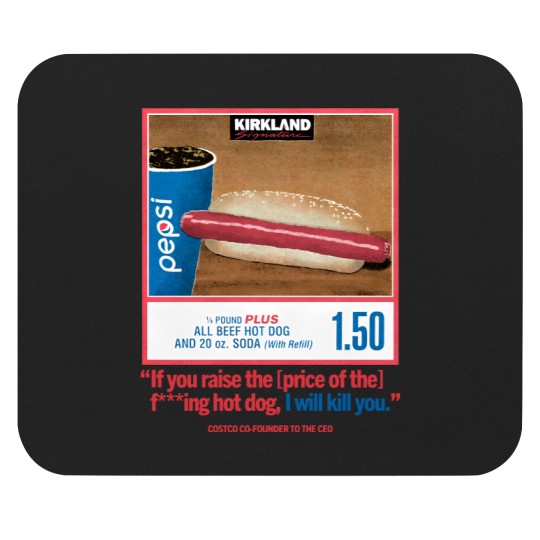 Discover Costco Hot Dog & Soda Combo Mouse Pads