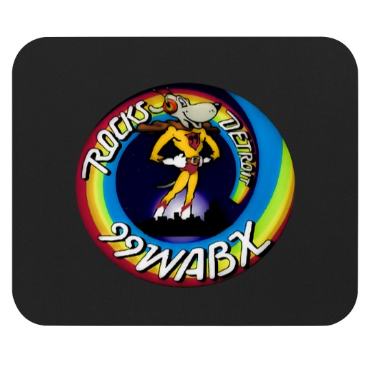 Discover RARE Vintage 1970s WABX Radio Station Detroit Rocks Mouse Pads