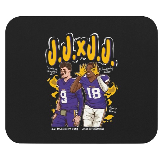 Discover Heavyweight Justin Jefferson x J.J. McCarthy "Championship Mindset" Crewneck Mouse Pads