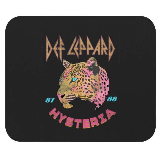 Discover Vintage 80's Rock Band Mouse Pads Mouse Pads Leppard  Mouse Pads Rock and Roll Leopard