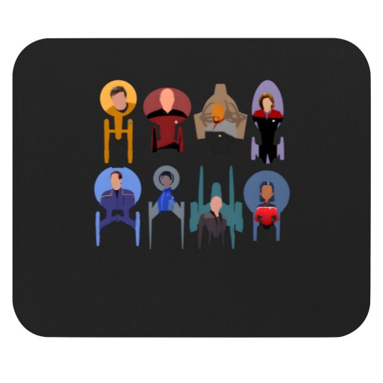 Discover Trek ships & captains 2020 Mouse Pads