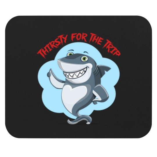 Discover Hungry shark Mouse Pads