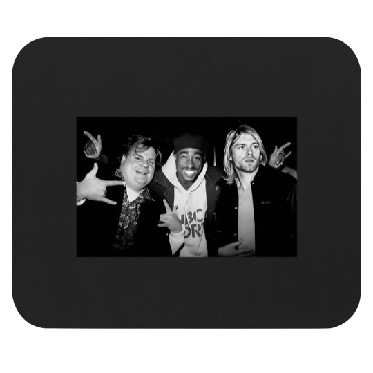 Discover Chris Farley Kurt Cobain Tupac Unisex Mouse Pads