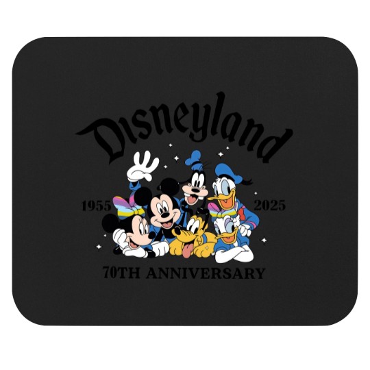 Discover Disneyyland 70th Anniversary Mouse Pads, Castle Platinum Celebration 1955-2025 Mouse Pads