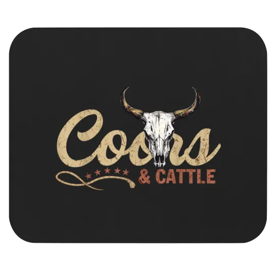 Discover Coor And Cattles Rodeo Western Cowboy Howdy Lover Mouse Pads