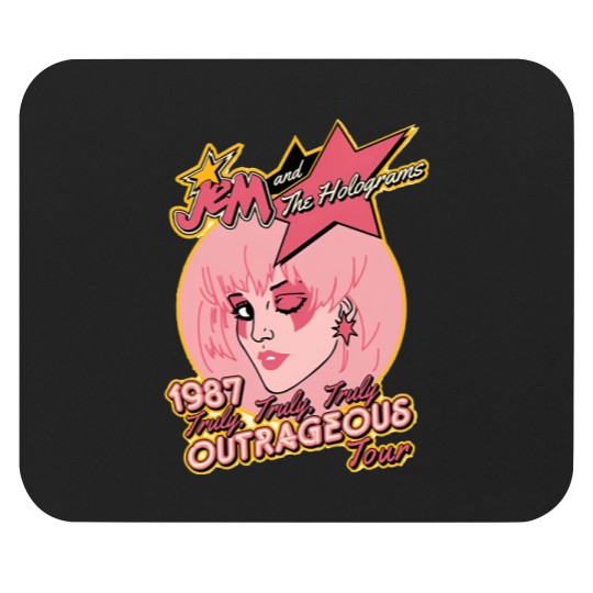 Discover Jem & The Holograms Mouse Pads, Jem Outrageous Tour Mouse Pads