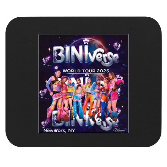 Discover BiniVerse World Tour 2025 Concert Mouse Pads, Bini Blooms Concert Mouse Pads, bini tour concert 2025