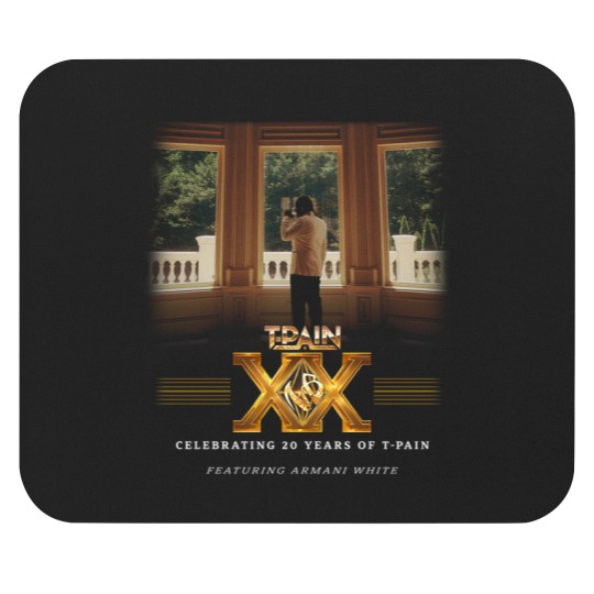 Discover T-Pain TP20 tour celebrating 20 years of his music career 2025 Tour Mouse Pads
