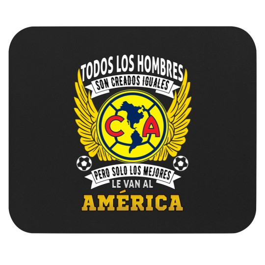 Discover Playera Aguilas del America Solo Los Mejores le Van al America Mouse Pads