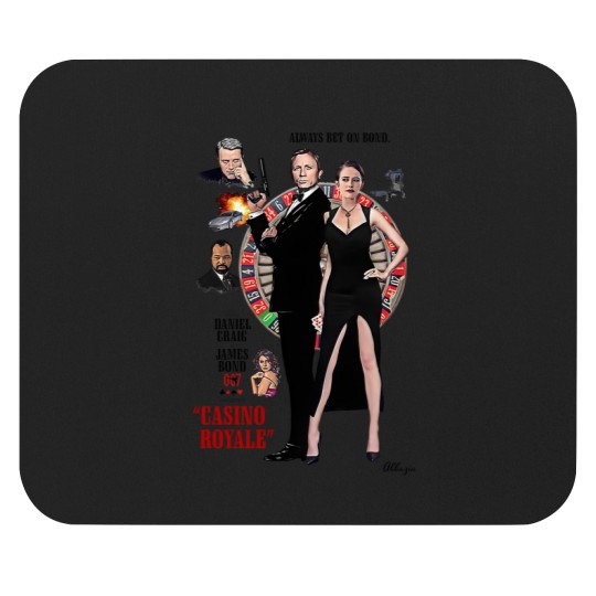 Discover James Bond Casino Royale V1 Natural Vintage Mouse Pads