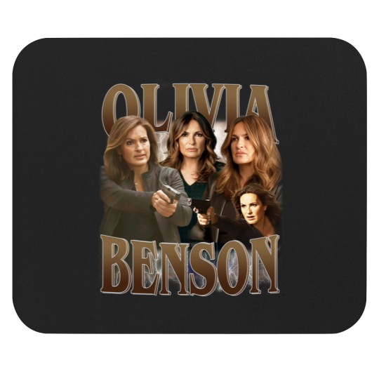 Discover Olivia Benson Law and Order Mouse Pads, Retro Olivia Benson Mouse Pads