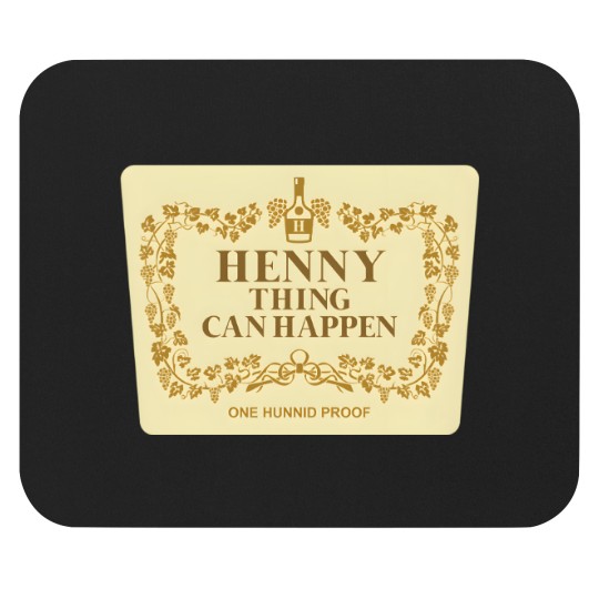 Discover Henny Thing Can Happen Label Family Chrismast Present Gift Mouse Pads